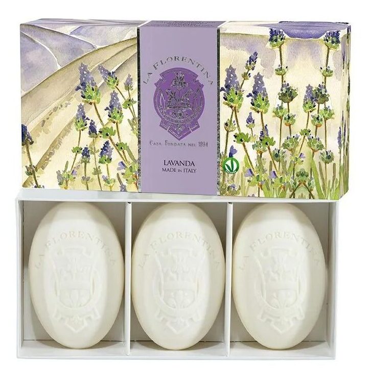 kit sabonete 3 x lavanda